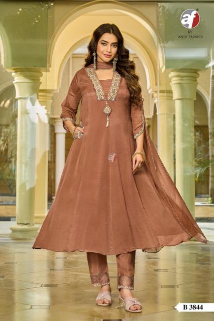 Anju fabrics B 3844 kurti design wholesale